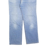 LEVI'S Womens Blue Regular Fit Straight Denim Light W35 L28 Zip Jeans