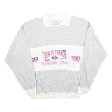 TORTONI Womens Grey & White Tour De France International Cycling Collar M