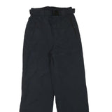 COLUMBIA Lined Mens Polyester Blend Black Relaxed Trousers W24 L28 Outdoor Zip