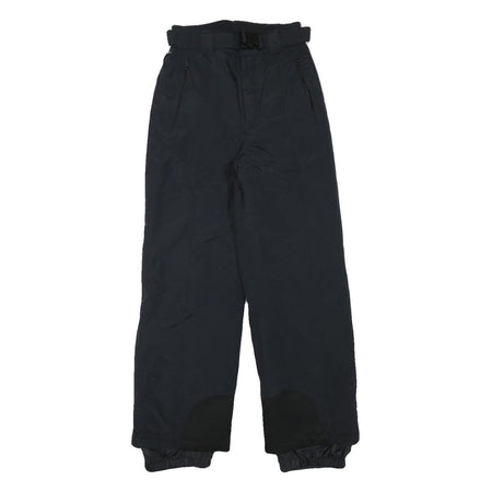 COLUMBIA Lined Mens Polyester Blend Black Relaxed Trousers W24 L28 Outdoor Zip