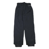 COLUMBIA Lined Mens Polyester Blend Black Relaxed Trousers W24 L28 Outdoor Zip