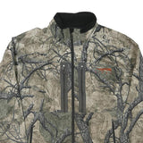 Mens Camouflage Polyester Blend Jacket XL Zip Outdoor Plain Lightweight