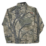 Mens Camouflage Polyester Blend Jacket XL Zip Outdoor Plain Lightweight