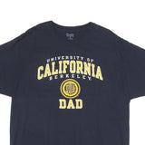 CHAMPION Mens Blue University Of California Berkeley Dad Graphic T-Shirt XL