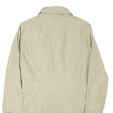 WOOLRICH Womens Beige Button Jacket S Polyester Blend Classic Lightweight Dress