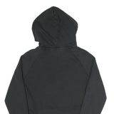 ADIDAS Womens Black Hoodie S Cotton Blend Pullover Sweatshirt Logo Print