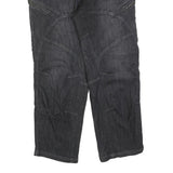 DICKIES Mens Cotton Blend Black Relaxed Straight Trousers W36 L32 Workwear