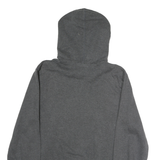 CHAMPION Mens Grey & Cream Pullover Hoodie L Cotton Drawstring