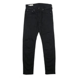 LEVI'S 510 BIG E Mens Slim Black Denim Raw W28 L32 Slim Fit Jeans
