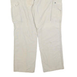 CARHARTT Mens Relaxed Beige Cotton Blend Cargo Trousers W40 L32 Workwear