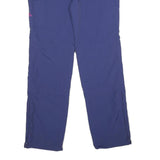 OCK Womens Polyamide Blue Regular Fit Straight Leg Trousers W28 L32 Outdoor