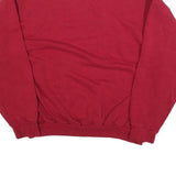 FRANKLIN Womens Red Crew Neck L Cotton Blend Pullover Casual Sweatshirt