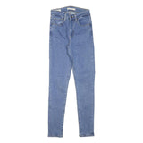 LEVI'S Womens Jeans Blue Slim Skinny Denim Light W22 L28 Stretch Comfort