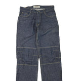 SHOGO Mens Jeans Blue Regular Straight Denim Medium W30 L35 Zip Cotton Blend