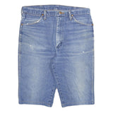 WRANGLER Mens Denim Blue Casual Shorts XL W33 Cotton Blend Comfortable Fit