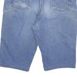 WRANGLER Mens Denim Blue Casual Shorts XL W33 Cotton Blend Comfortable Fit