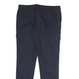 CHICOREE Womens Cotton Blend Navy Slim Cargo Trousers W33 L30 Casual Utility