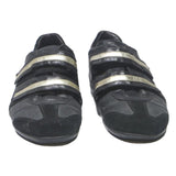 CESARE Mens Lace-Up Black Leather Casual Shoes UK 9 Stylish Straps