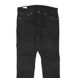 LEVI'S Mens Black Slim Skinny Denim W32 L29 Cotton Blend Zip Casual Jeans