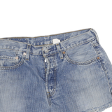 LEVI'S Womens Denim Blue Casual Cut-Off Shorts M W30 Classic Fit