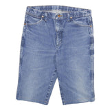 WRANGLER Mens Shorts Blue Denim Casual L W32 Relaxed Fit Cotton Blend