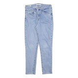 LEVI'S 721 Womens Jeans Blue Slim Skinny Denim Light W30 L27 Zip Cotton Blend