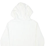 LEVI'S Mens White Pullover Hoodie S Cotton Blend Logo Sweatshirt