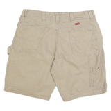WRANGLER Mens Shorts Beige Casual L W36 Cotton Blend Practical Pockets
