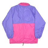 AQUA GUARD Womens Purple & Pink Nylon Zip Jacket L Outerwear Lightweight Sport