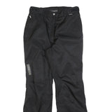 PHENIX Lined Womens Polyester Blend Black Relaxed Straight Trousers W30 L32