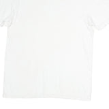 NAUTICA Womens White L Cotton Plain T-Shirt Short Sleeve Scoop Neck Casual