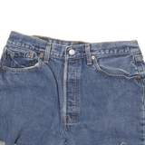 LEVI'S Womens Denim Blue Cut-Off Shorts M W29 Casual Summer Style