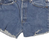 LEVI'S Womens Denim Blue Cut-Off Shorts M W29 Casual Summer Style