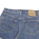 LEVI'S Womens Denim Blue Cut-Off Shorts M W29 Casual Summer Style
