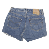 LEVI'S Womens Denim Blue Cut-Off Shorts M W29 Casual Summer Style