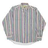 DUCK HEAD Mens Striped Shirt M Button-Down Collar Cotton Blend Classic Fit
