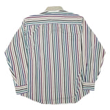 DUCK HEAD Mens Striped Shirt M Button-Down Collar Cotton Blend Classic Fit