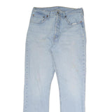 LEVI'S 501 Mens Jeans Light Blue Regular Straight Denim W28 L30 Classic Cotton