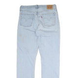LEVI'S 501 Mens Jeans Light Blue Regular Straight Denim W28 L30 Classic Cotton