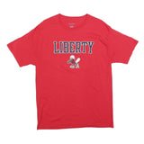 CHAMPION Mens Red Liberty Graphic T-Shirt L Short Sleeve Crew Neck