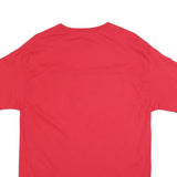 CHAMPION Mens Red Liberty Graphic T-Shirt L Short Sleeve Crew Neck