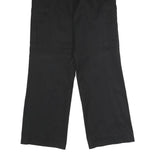 DICKIES Mens Black Regular Cargo Trousers W32 L32 Workwear Zip Closure