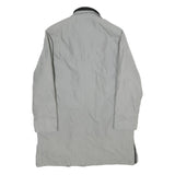 BIAGGINI Womens Grey Jacket XL Polyester Blend Classic Zip Plain Lightweight