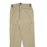 PATAGONIA Mens Polyester Beige Regular Fit Trousers W30 L30 Outdoor Zip Pocket