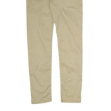 LEVI'S Mens Cotton Beige Slim Skinny Trousers W28 L32 Classic Zip Closure