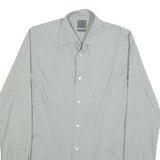 CALVIN KLEIN Mens Grey Shirt XS Classic Cotton Blend Long Sleeve Casual