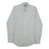 CALVIN KLEIN Mens Grey Shirt XS Classic Cotton Blend Long Sleeve Casual