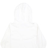 CHAMPION Mens White Pullover Hoodie M Cotton Blend Casual Sweatshirt