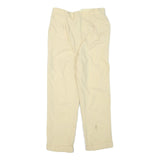 TALBOTS Womens Wool Cream Regular Fit Straight Leg Trousers W29 L26 Casual