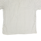 LEVI'S Mens Beige & Cream Check Shirt L Lightweight Cotton Summer Casual